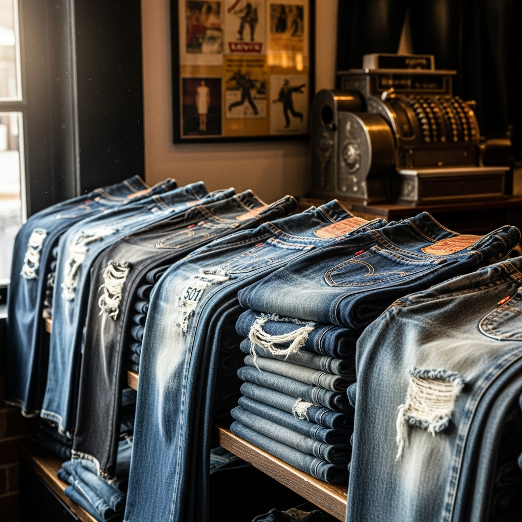 Collection de Levi's 501 vintage